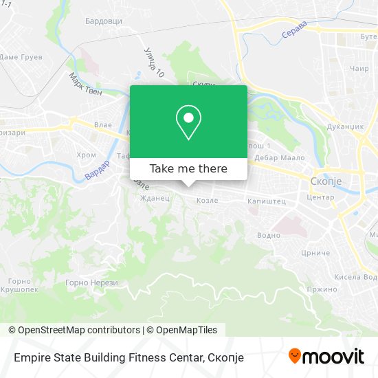 Empire State Building Fitness Centar map