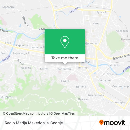 Radio Marija Makedonija map