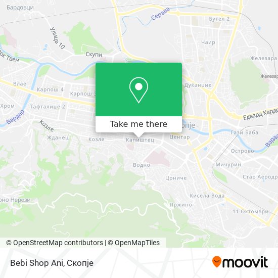 Bebi Shop Ani map