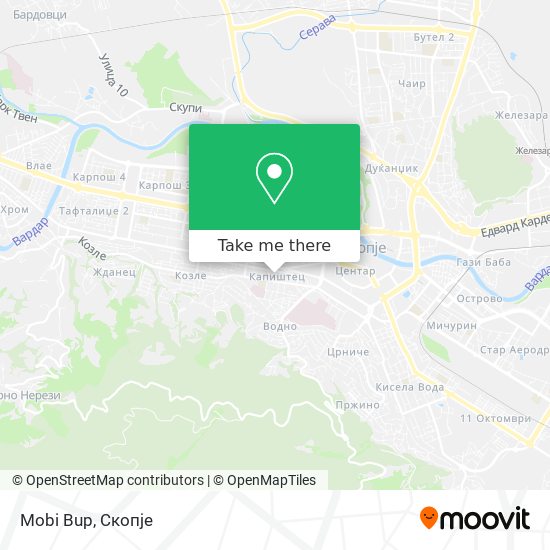 Mobi Bup map