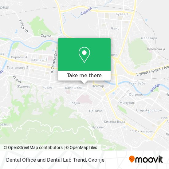 Dental Office and Dental Lab Trend map