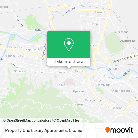 Property One Luxury Apartments mapa