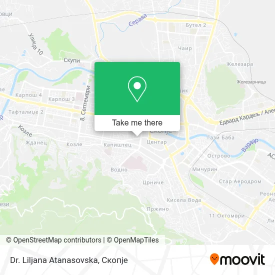 Dr. Liljana Atanasovska map
