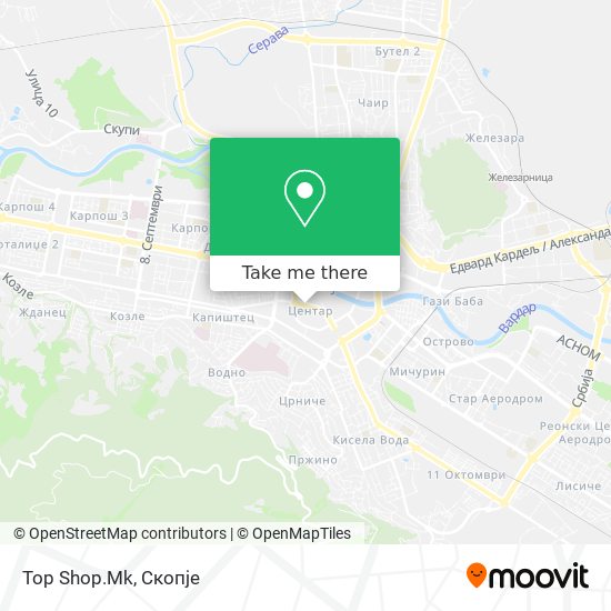 Top Shop.Mk mapa