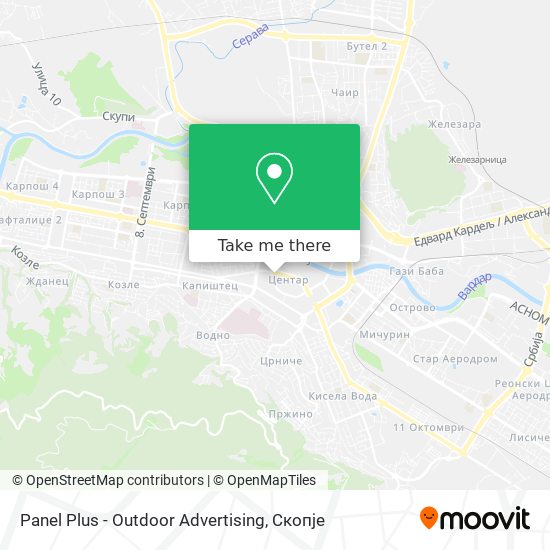 Panel Plus - Outdoor Advertising map