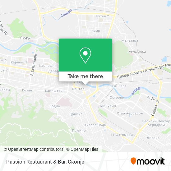 Passion Restaurant & Bar mapa