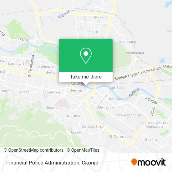 Financial Police Administration map