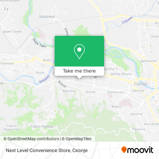 Next Level Convenience Store map