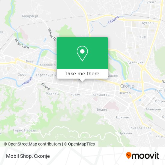 Mobil Shop map
