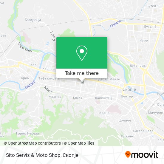 Sito Servis & Moto Shop mapa