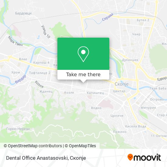 Dental Office Anastasovski map