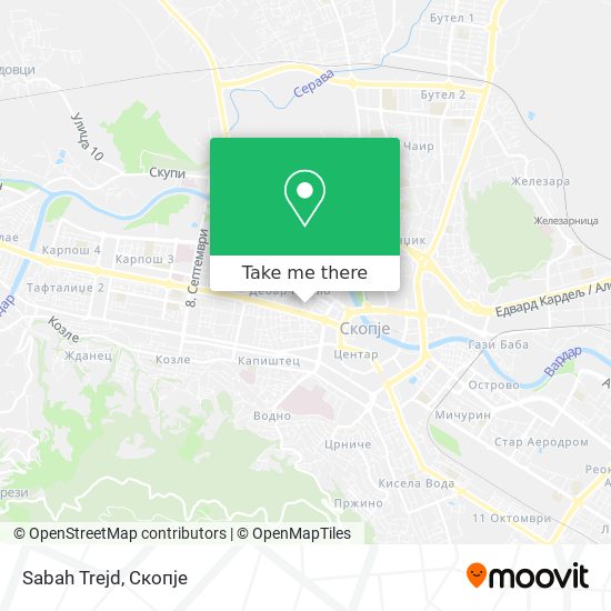 Sabah Trejd mapa