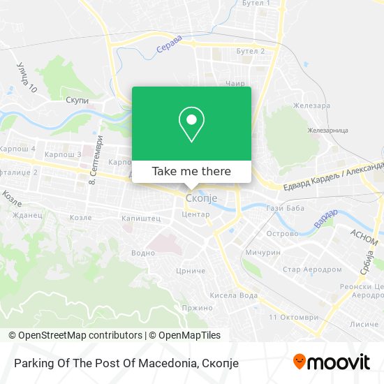 Parking Of The Post Of Macedonia map