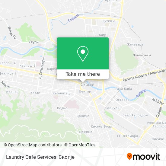 Laundry Cafe Services map