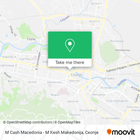 M Cash Macedonia - M Kesh Makedonija map