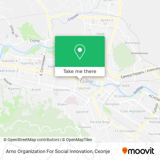 Arno Organization For Social Innovation map