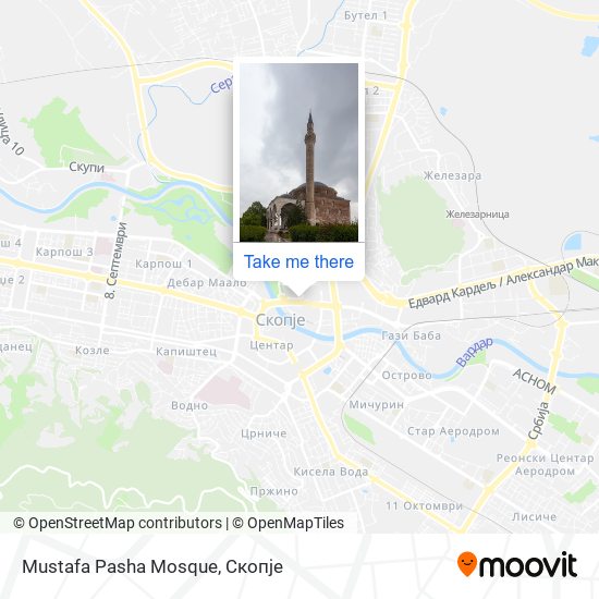 Mustafa Pasha Mosque mapa