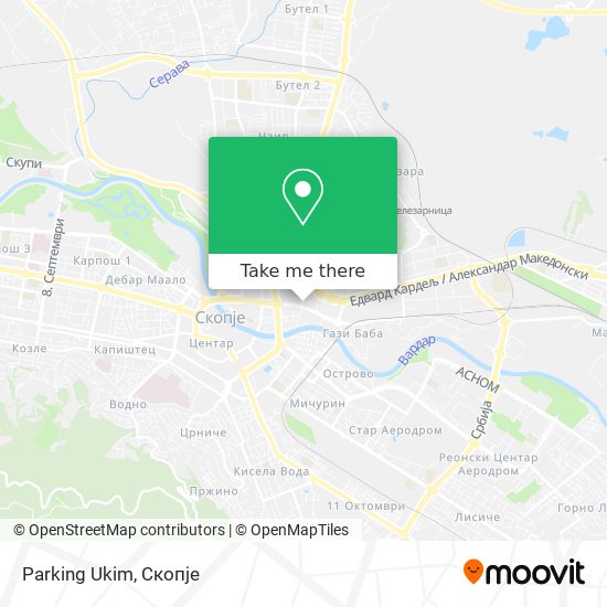 Parking Ukim mapa