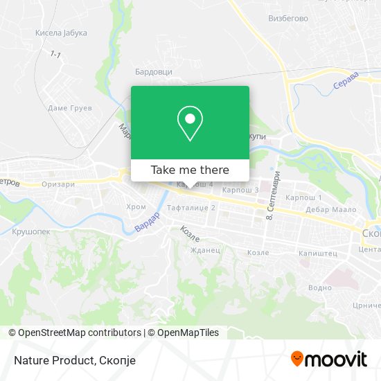 Nature Product map