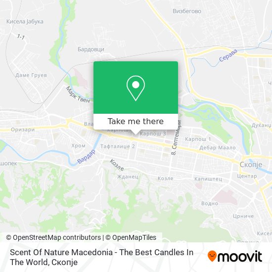 Scent Of Nature Macedonia - The Best Candles In The World map