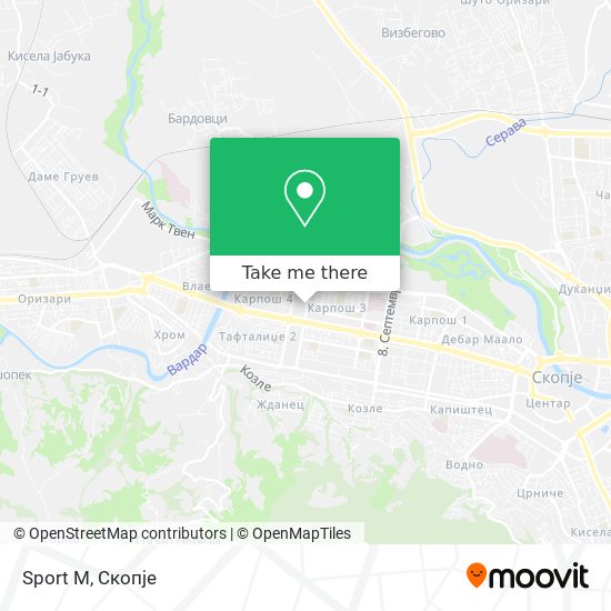 Sport M map