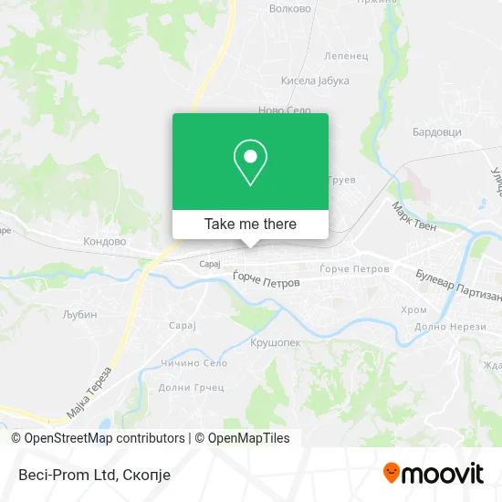 Beci-Prom Ltd map