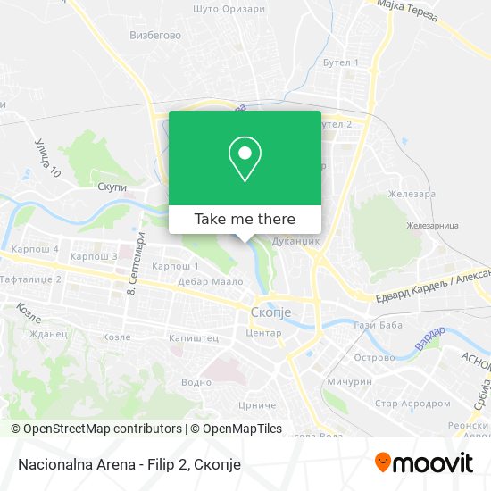 Nacionalna Arena - Filip 2 map