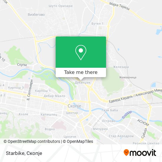 Starbike map