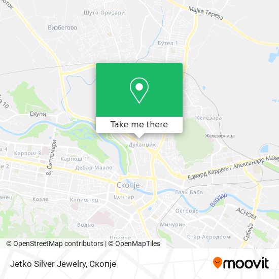 Jetko Silver Jewelry mapa