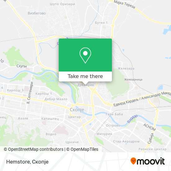 Hemstore map