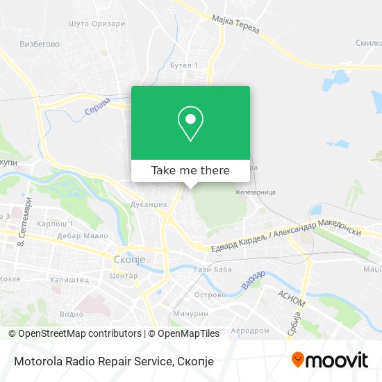 Motorola Radio Repair Service map