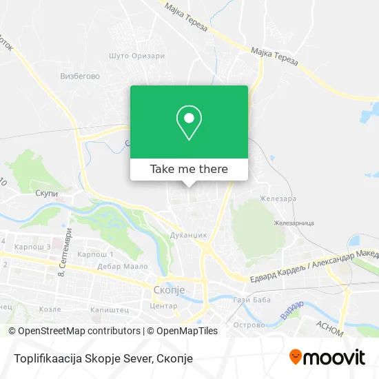 Toplifikaacija Skopje Sever map