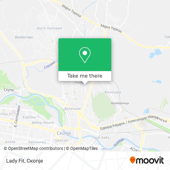Lady Fit map