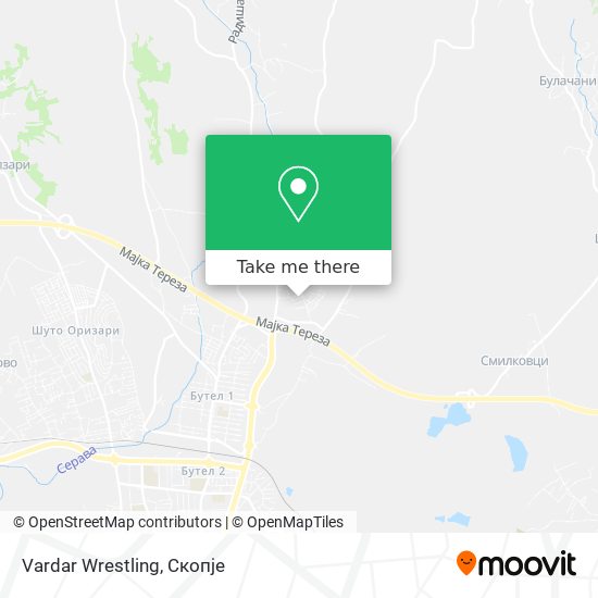 Vardar Wrestling map