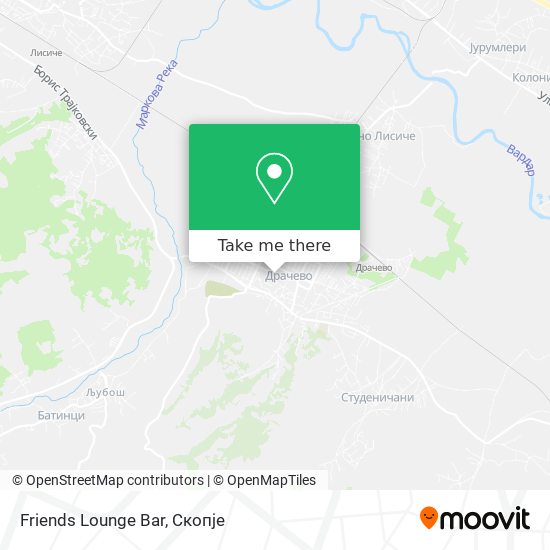 Friends Lounge Bar mapa