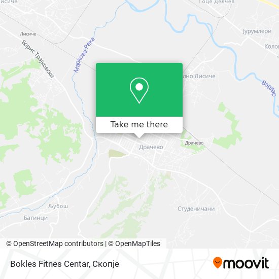 Bokles Fitnes Centar map
