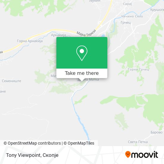 Tony Viewpoint map
