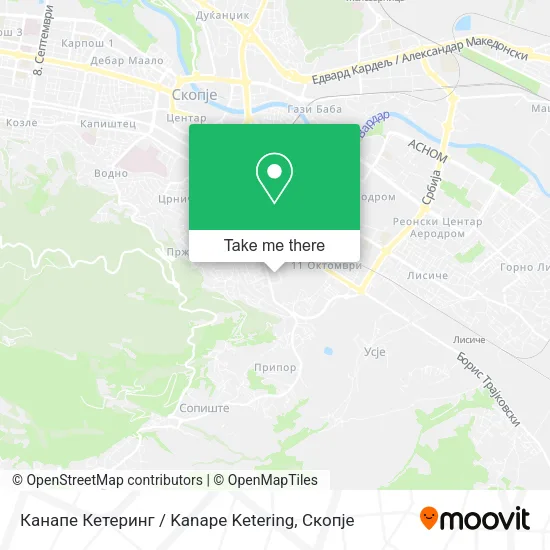 Канапе Кетеринг / Kanape Ketering map
