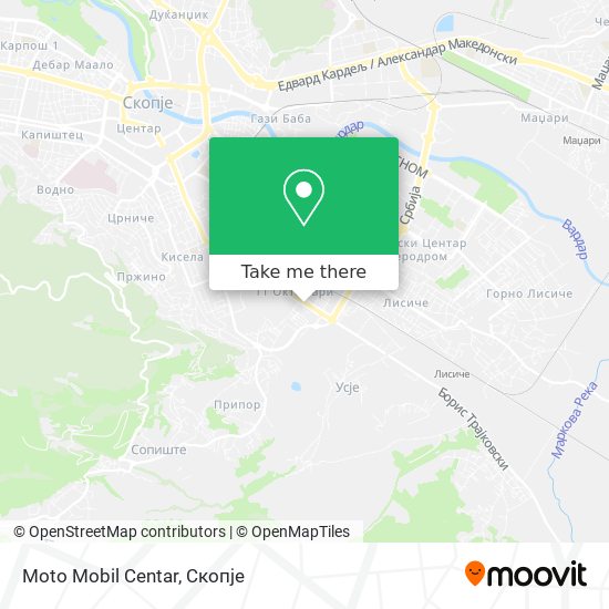Moto Mobil Centar mapa