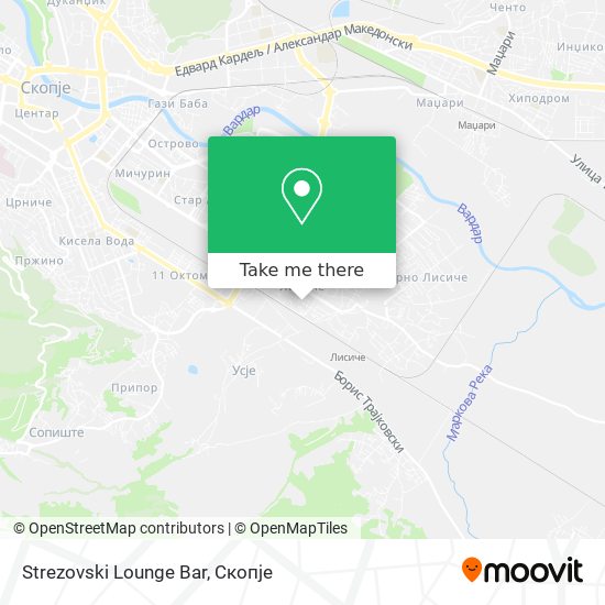 Strezovski Lounge Bar map