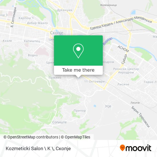 Kozmeticki Salon \ K \ map