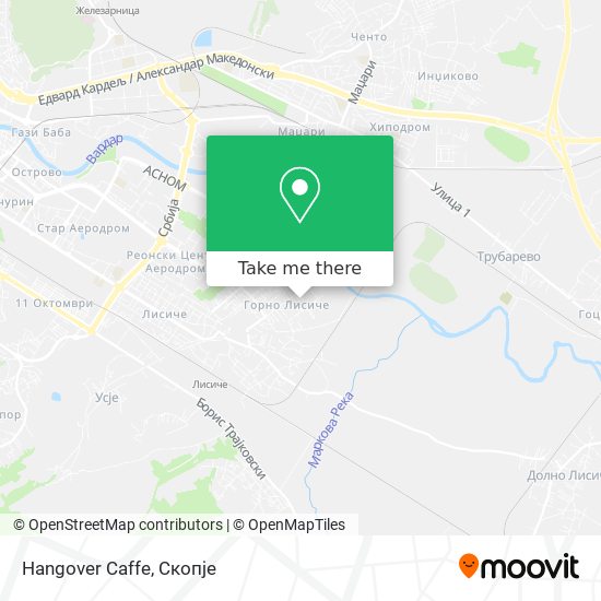 Hangover Caffe map