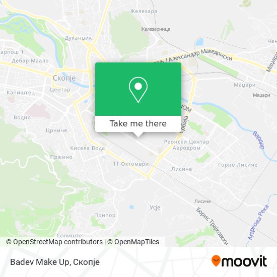 Badev Make Up mapa