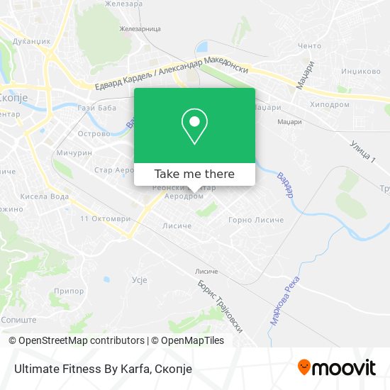 Ultimate Fitness By Karfa map