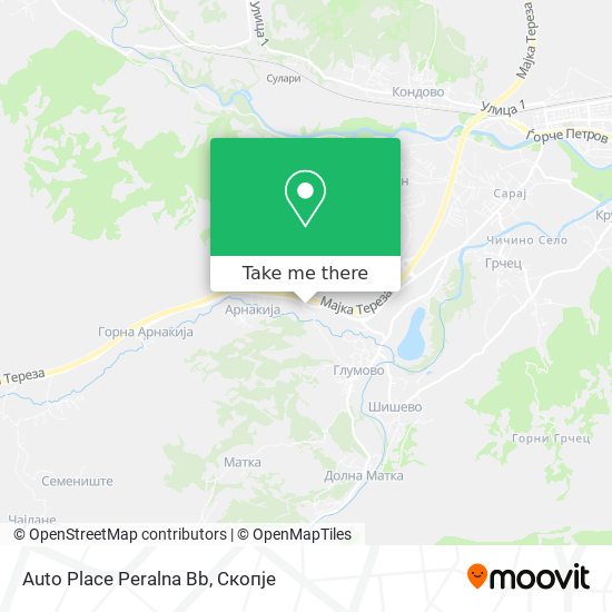 Auto Place Peralna Bb map