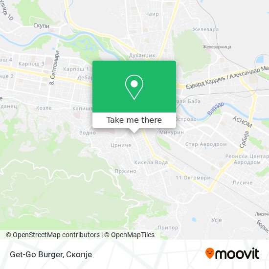 Get-Go Burger mapa