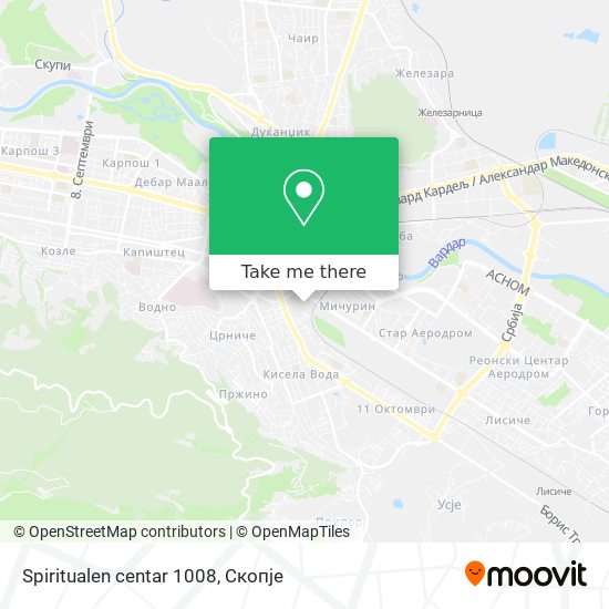 Spiritualen centar 1008 mapa