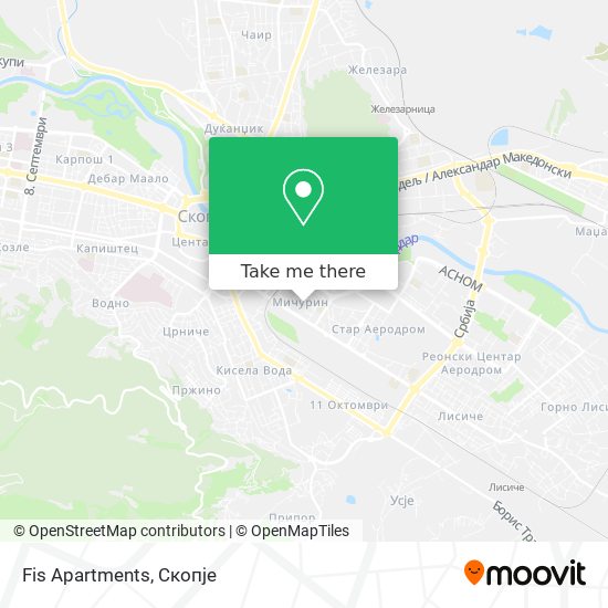 Fis Apartments map