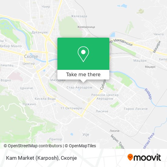 Kam Market (Karposh) map
