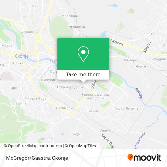 McGregor/Gaastra mapa